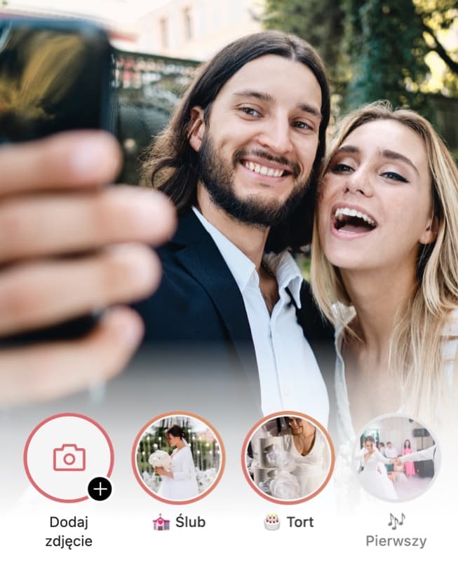 Wrzuć zdjęcia i śledź relację